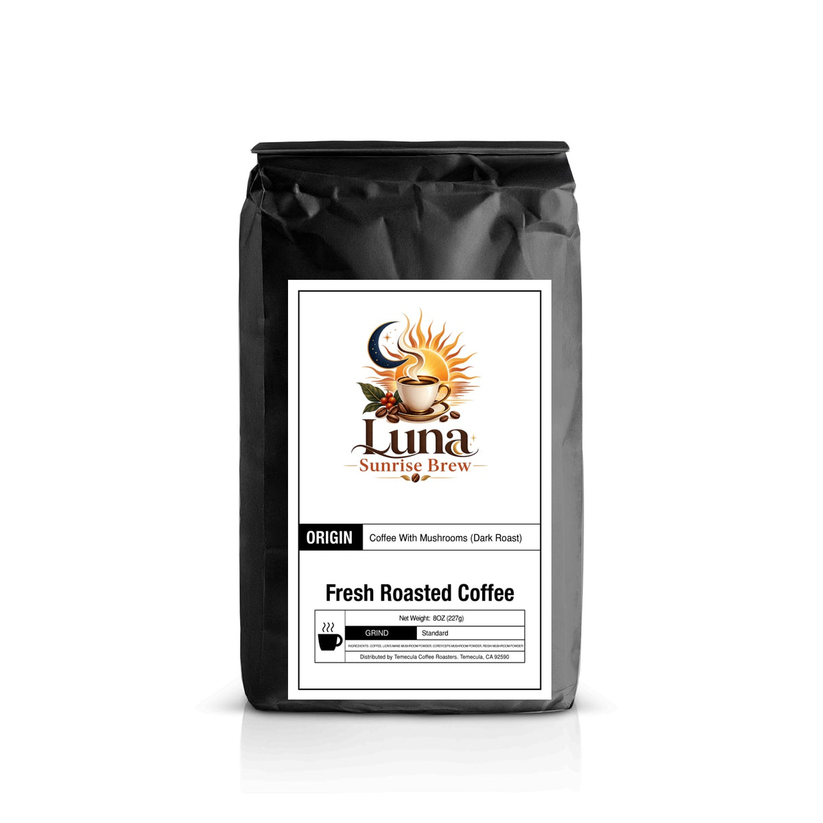 Coffee with Mushrooms Dark Roast